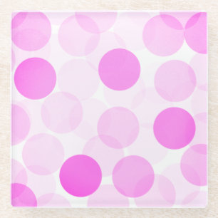 Magenta Abstrakt Glasuntersetzer