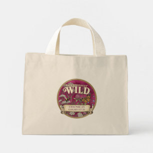 Magenta-Bestäuber-Wildgarten-Tasche nach Maß Mini Stoffbeutel