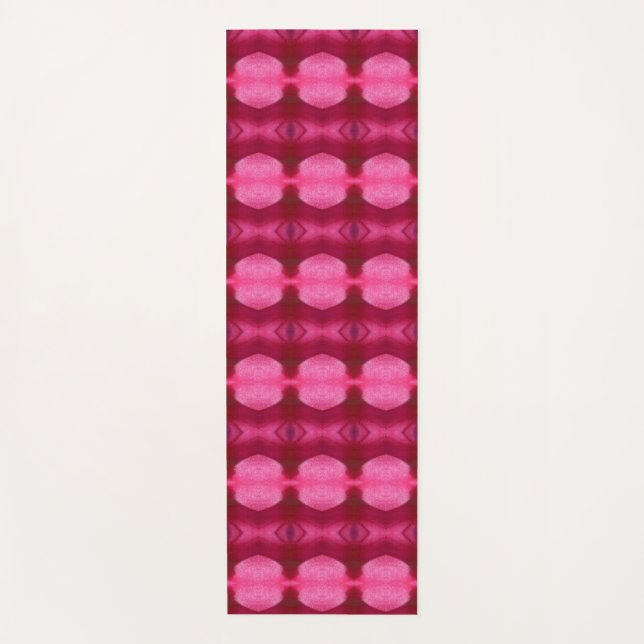Magenta Blume Eleven Yogamatte (Vorderseite)