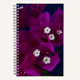 Magenta Blume Foto Spiral Notebook Notizbuch
