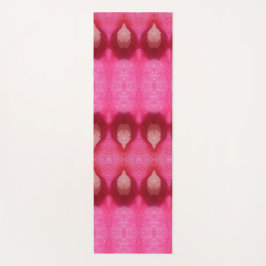 Magenta Blume Ikat 4 Yogamatte