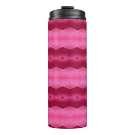 Magenta Blume Ikat 8 Thermosbecher