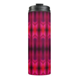 Magenta Blume Ikat Reco Thermosbecher