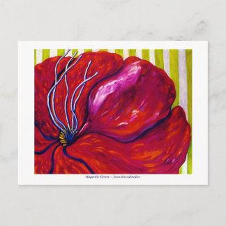 Magenta Blume POST CARD Postkarte