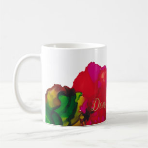 Magenta Blume Tasse