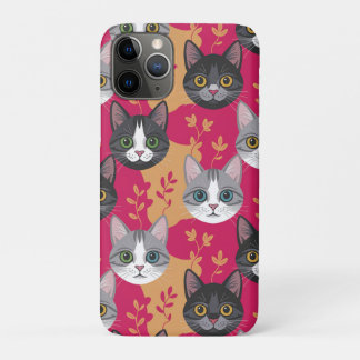 Magenta & Botanisches Blatt Kitty Case-Mate iPhone Hülle