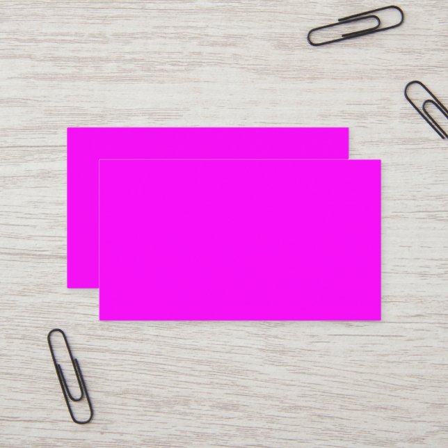 Magenta Business Card Visitenkarte (Vorderseite/Rückseite Beispiel)