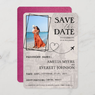 Magenta Cancun Pass Save the Date