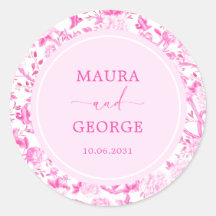 Magenta Chinoiserie Blume Bird Festival - Martha A