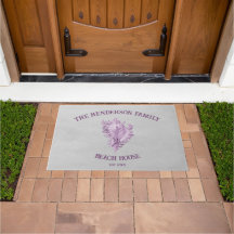 Magenta Conch Muschel Doormat