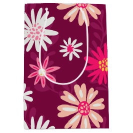 Magenta Daisy Design Mittlere Geschenktüte