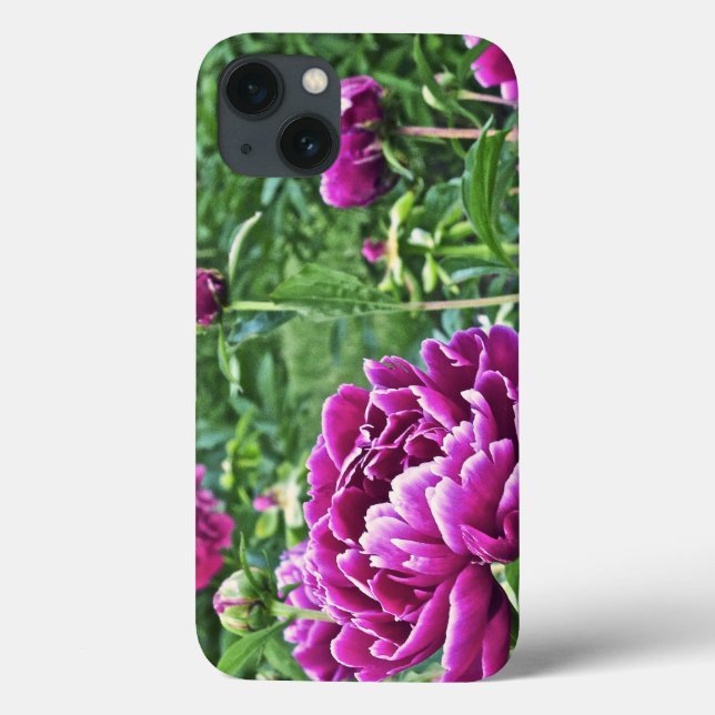 MAGENTA-FARBIERTE PEONIES iPAD MINI FALL Case-Mate iPhone Hülle (Rückseite)