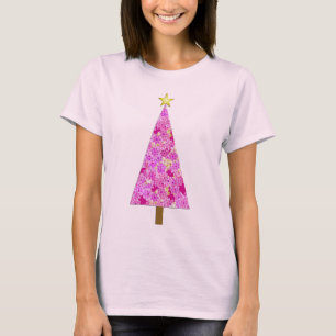 Magenta florentaler Weihnachtsbaum T-Shirt