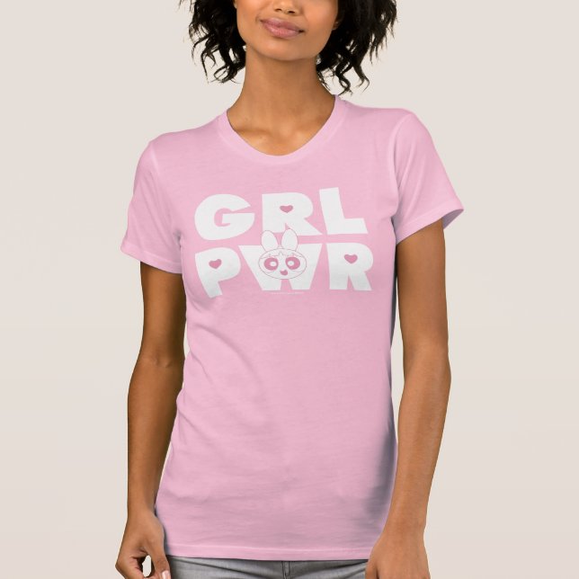 Magenta:Girl-Power T-Shirt (Vorderseite)