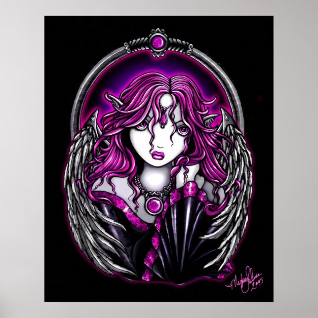 Magenta Guardian Angel Poster (Vorne)