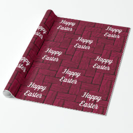 Magenta Happy Oaster Wrapping Paper Geschenkpapier