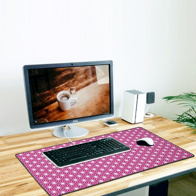 Magenta Japanese Pattern Desk Mat Schreibtischunterlage (Von Creator hochgeladen)