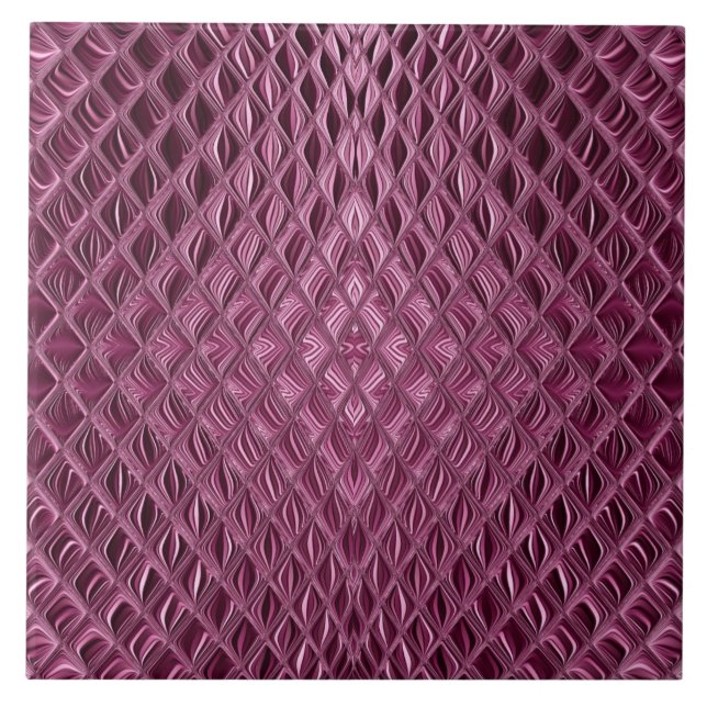 Magenta Keramik Tile Fliese (Vorderseite)