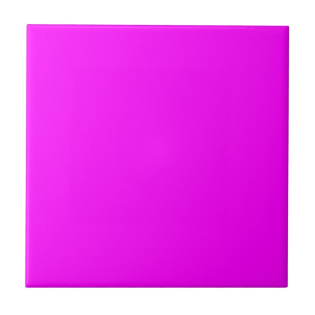 Magenta Keramik Tile Fliese (Vorderseite)