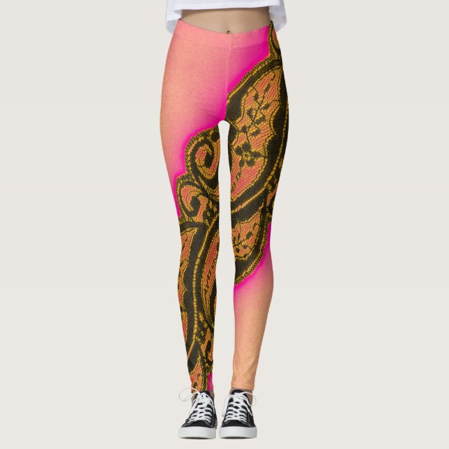 Magenta Leggings (Vorderseite)