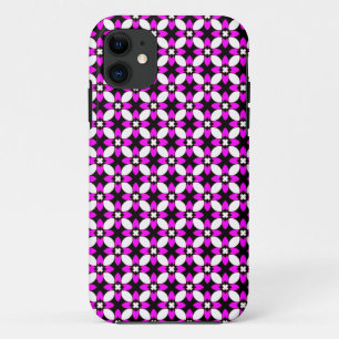 Magenta Lila und schwarz Case-Mate iPhone Hülle