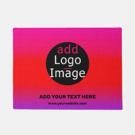 Magenta-Logo für moderne Unternehmen Lila Fußmatte