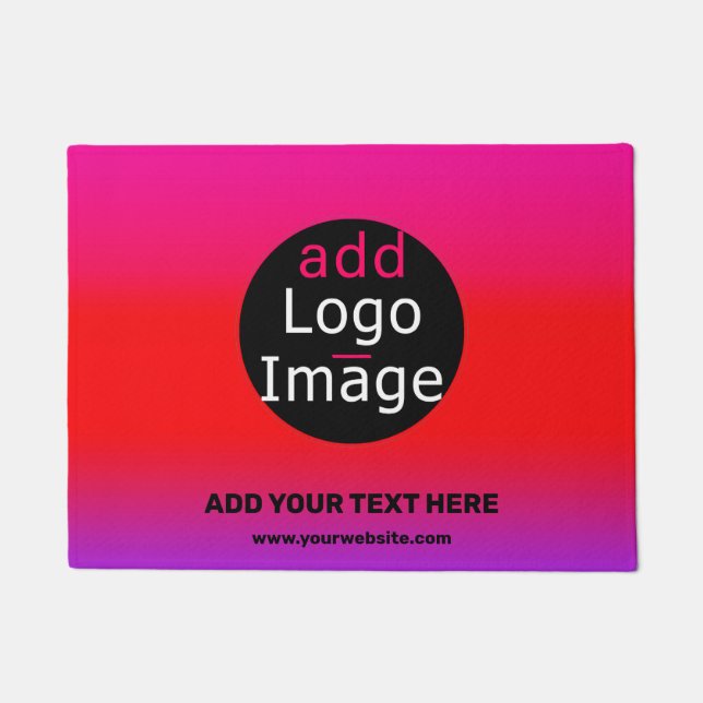 Magenta-Logo für moderne Unternehmen Lila Fußmatte (Vorderseite)