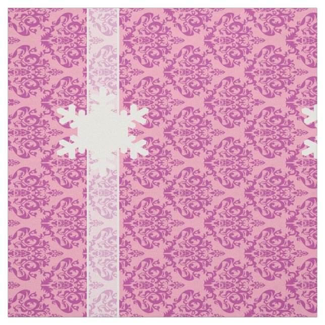 Magenta Mattierte Orchidee Stoff (Muster)