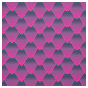 Magenta Ombre Dragon Scales Stoff