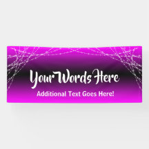 Magenta Ombre Light Strings Ihren eigenen Text hin