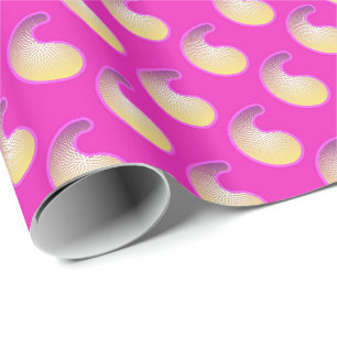 Magenta-Paisley-Muster Geschenkpapier