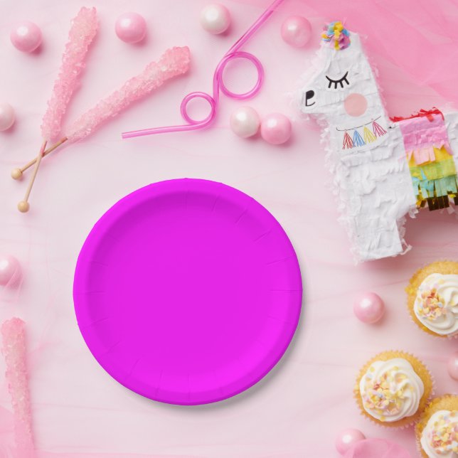 Magenta Pappteller (Party)