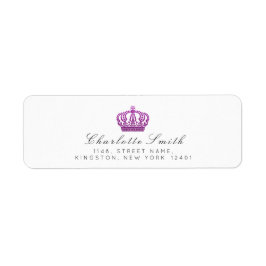 Magenta Pink Glitzer UAWG Crown Princess White