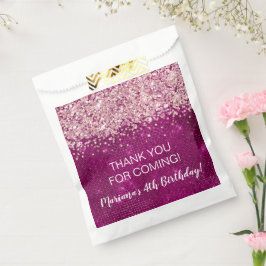 Magenta Pink, jedes Alter Geburtstagsparty Favorit Geschenktütchen