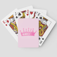 Magenta Princess Crown on Pink Background