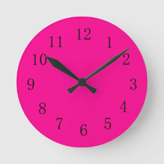 Magenta Red Kitchen Wall Clock Runde Wanduhr