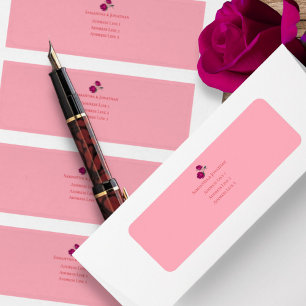 Magenta Rosa Moderne Hochzeit
