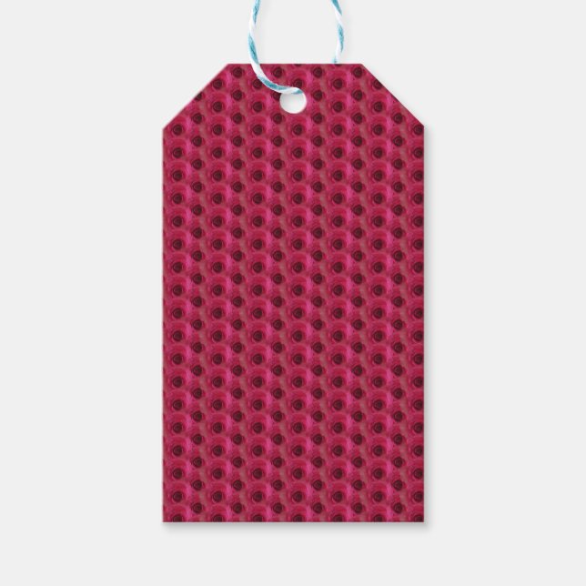 Magenta-Rose Geschenkanhänger (Vorderseite)
