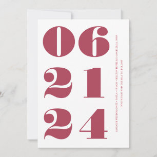 Magenta sauber elegant modern und minimalistisch einladung