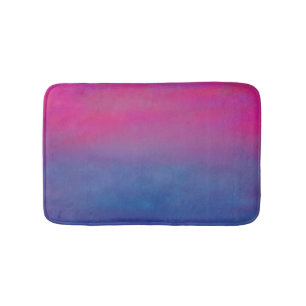 Magenta Sky Abstrakt Landschaft Badematte