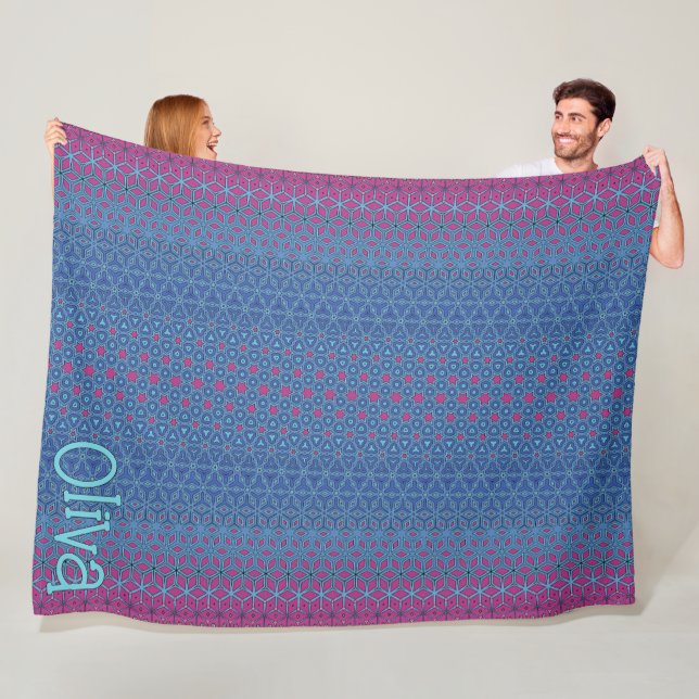 Magenta Star Metamorphic Fleecedecke (Beispiel)