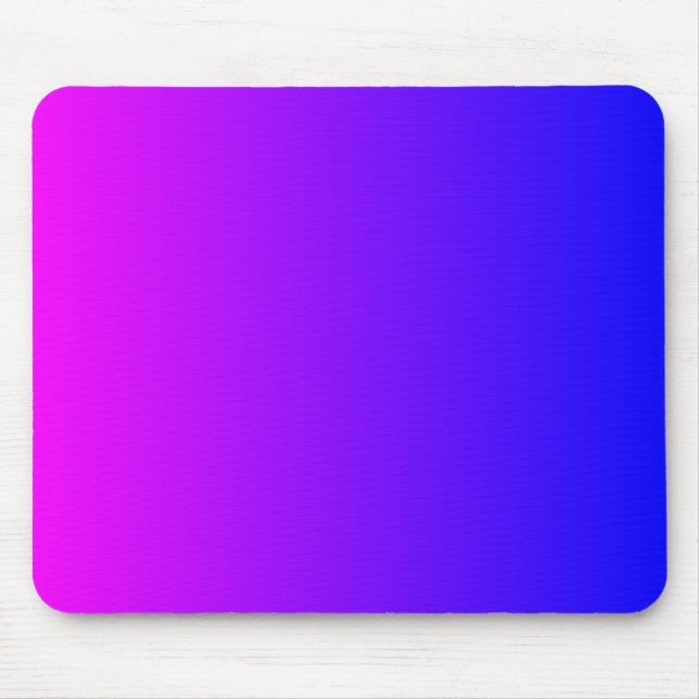 Magenta to Blue Gradient Mousepad (Vorne)