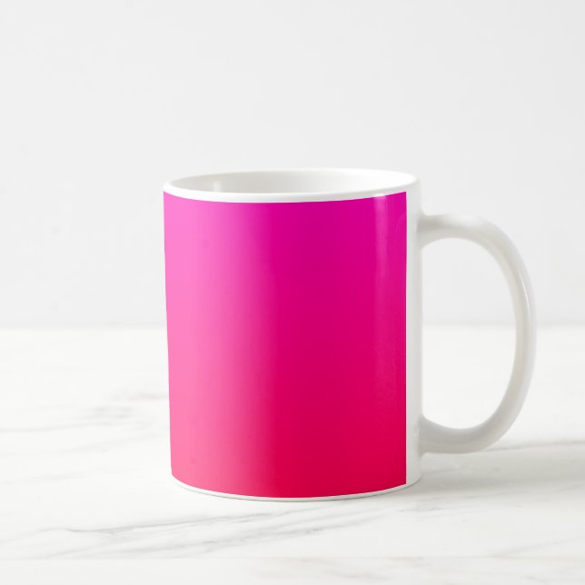 Magenta to Red Gradient Kaffeetasse (Rechts)