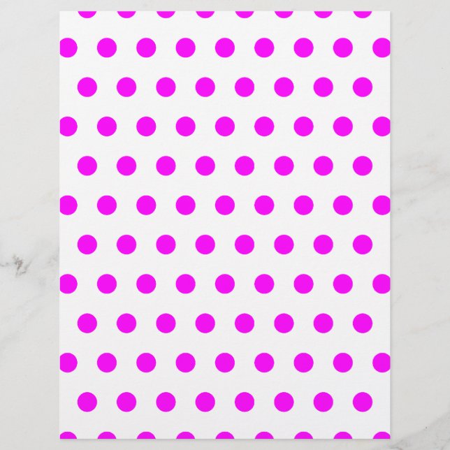 Magenta Tupfen Flyer (Vorne)