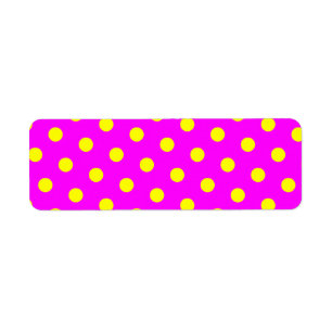 Magenta und gelbe Tupfen