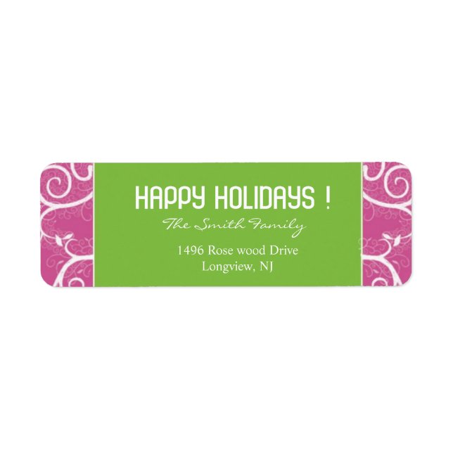 Magenta und Green - Weihnachtsmarken (Vorne)