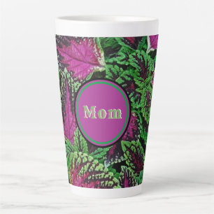 MAGENTA UND GRÜNE COLEUS "MAMA" LETZTE TASSE