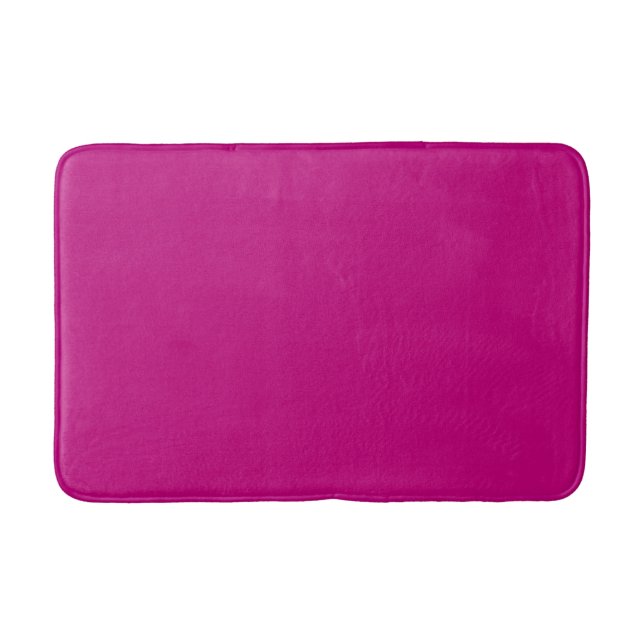 Magenta (Vollfarbe)  Badematte (Vorderseite)