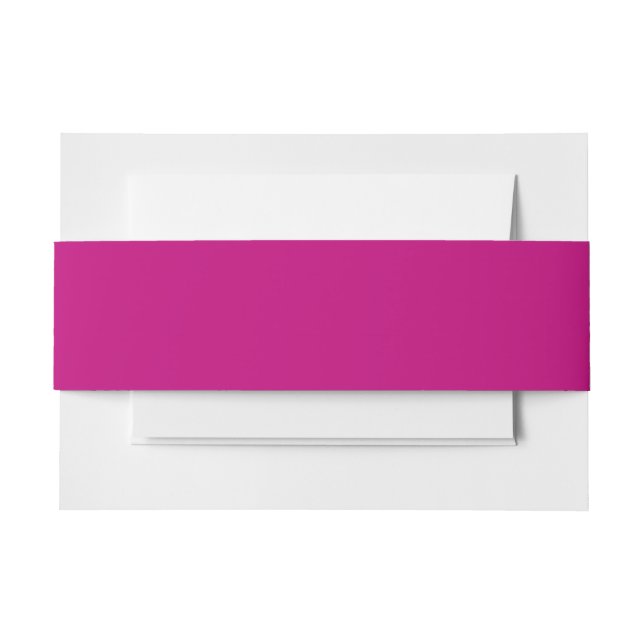 Magenta (Vollfarbe)  Einladungsbanderole (Vorderseite Beispiel)
