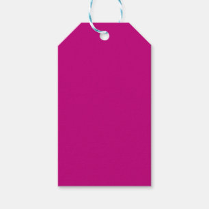 Magenta (Vollfarbe) Geschenkanhänger